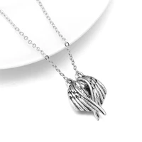 casual alloy angel wings pendant rhodium charms18x24mm diy necklace bracelet jewely finding crafts