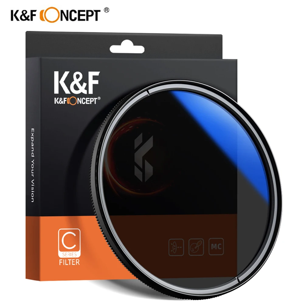 

Фильтр K & F Concept MC CPL Ультратонкий оптический многослойный круговой поляризатор для объектива камеры 49 мм 52 мм 58 мм 67 мм 72 мм 77 мм