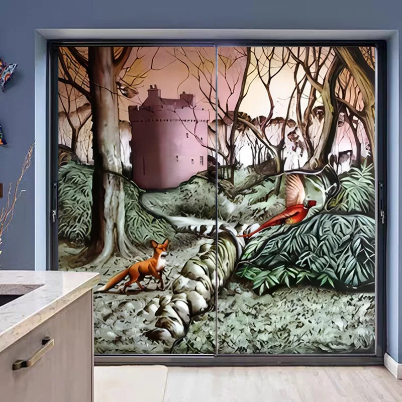 Фотообои изготовленные на заказ подходят для любого размера или формы окон