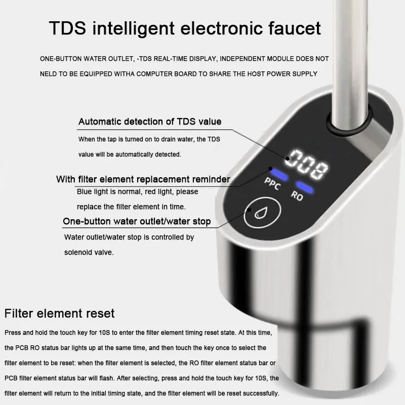 Водоочиститель из нержавеющей стали 304