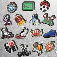 shoe charms decorations fits for crocs accessories sport pins buckle boys girls kids women teens christmas gifts party favors