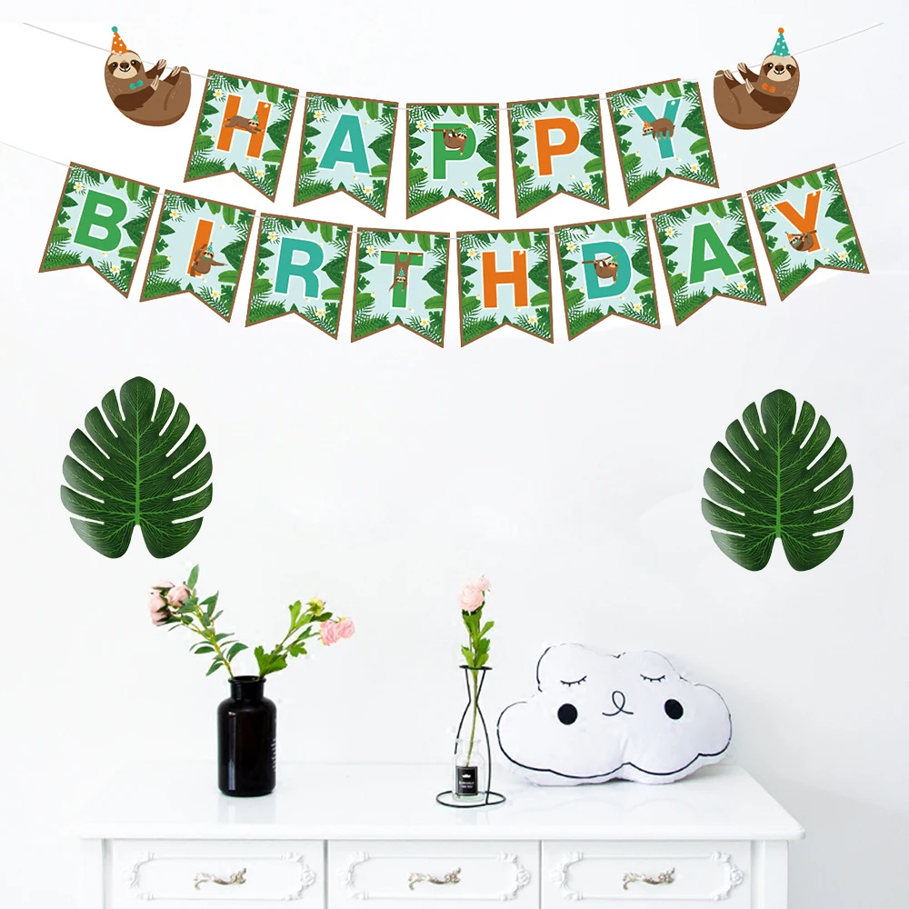 Украшение для вечеринки в честь Дня рождения ребенка набор украшений на тему