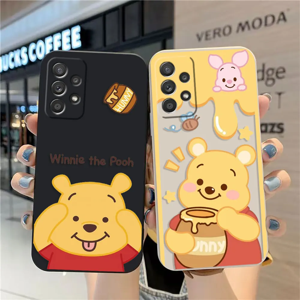 

Winnie Pooh And Piglet Case For Samsung A91 A73 A72 A71 A53 A52 A51 A42 A33 A32 A23 A22 A12 A22S A02S AO3S 4G 5G Colour Case