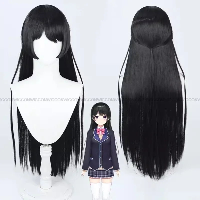 Аниме Vtuber Virtualsan-Looking Tsukino Myto Косплей Костюм Цукино Мито Парик Япония Jk Школьная