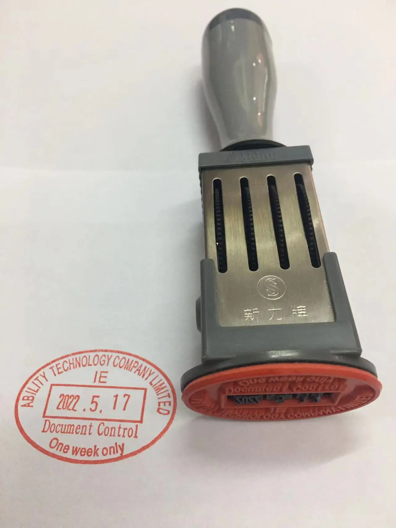 Ранняя Регулируемая печать даты текстовой подписи проверка качества