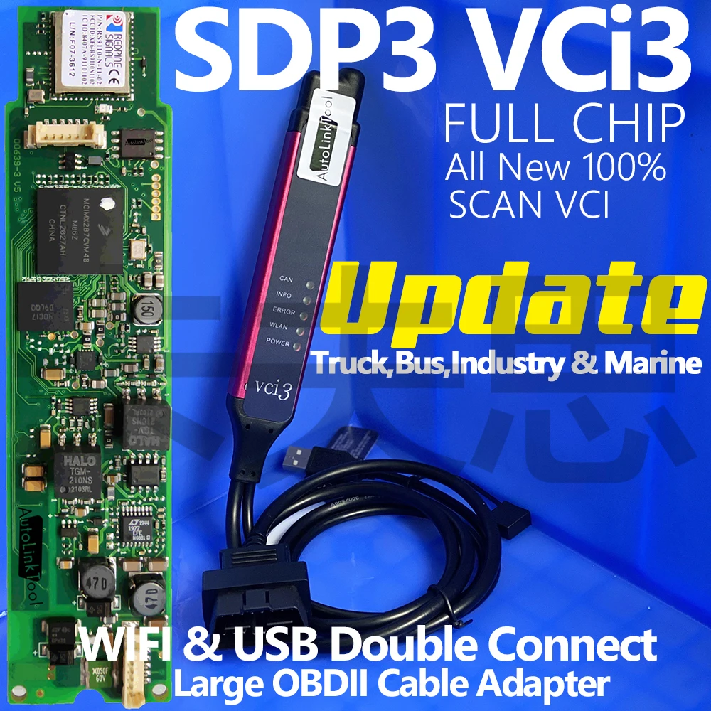 

A +++ полные чипы VCI3 vci-3 с SDP3 обновление для Scania Industry Marine Trucks автобусов двигатель сверхмощный диагностический программатор Best T