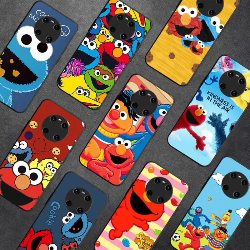 

RuiCaiCa Sesame Street Phone Case For Huawei Y 5 Y62019 Y52018 Y92019 Luxury funda case for 9prime2019