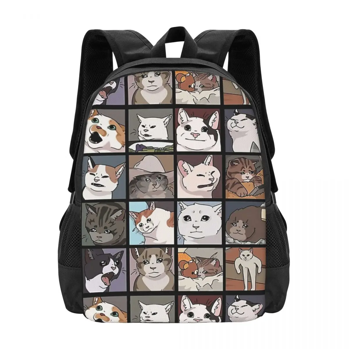 Meme Cats 2.0 Backpack for Girls Boys Travel RucksackBackpacks for Teenage school bag