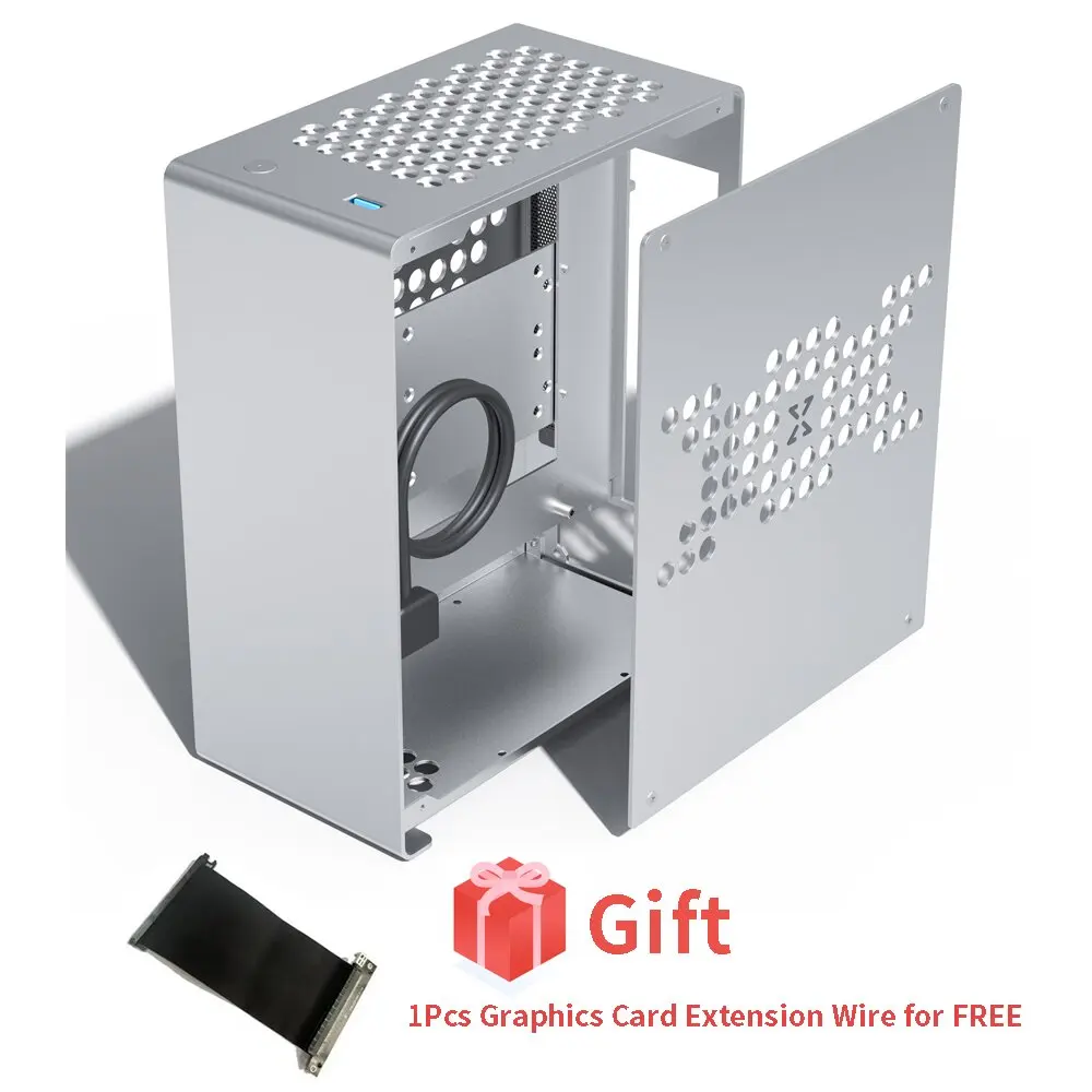 Чехол для ПК Braveman A1 ZZAW из алюминиевого сплава Mini ITX настольное - Цена: 4627.58