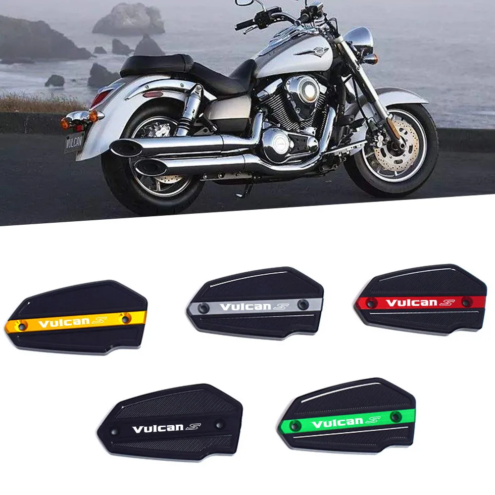 

Motorcycle Front Brake Fluid Master Cylinder Oil Reservoir Tank Cover Protector For Kawasaki VulcanS Vulcan S 650 VN650 EN650