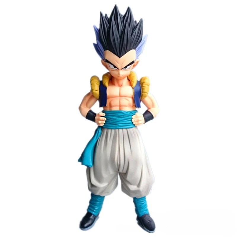 

21CM Anime Dragon Ball Gotenks Figure Son Goten Trunks PVC Action Figures Collection Model Toys for Children Gifts