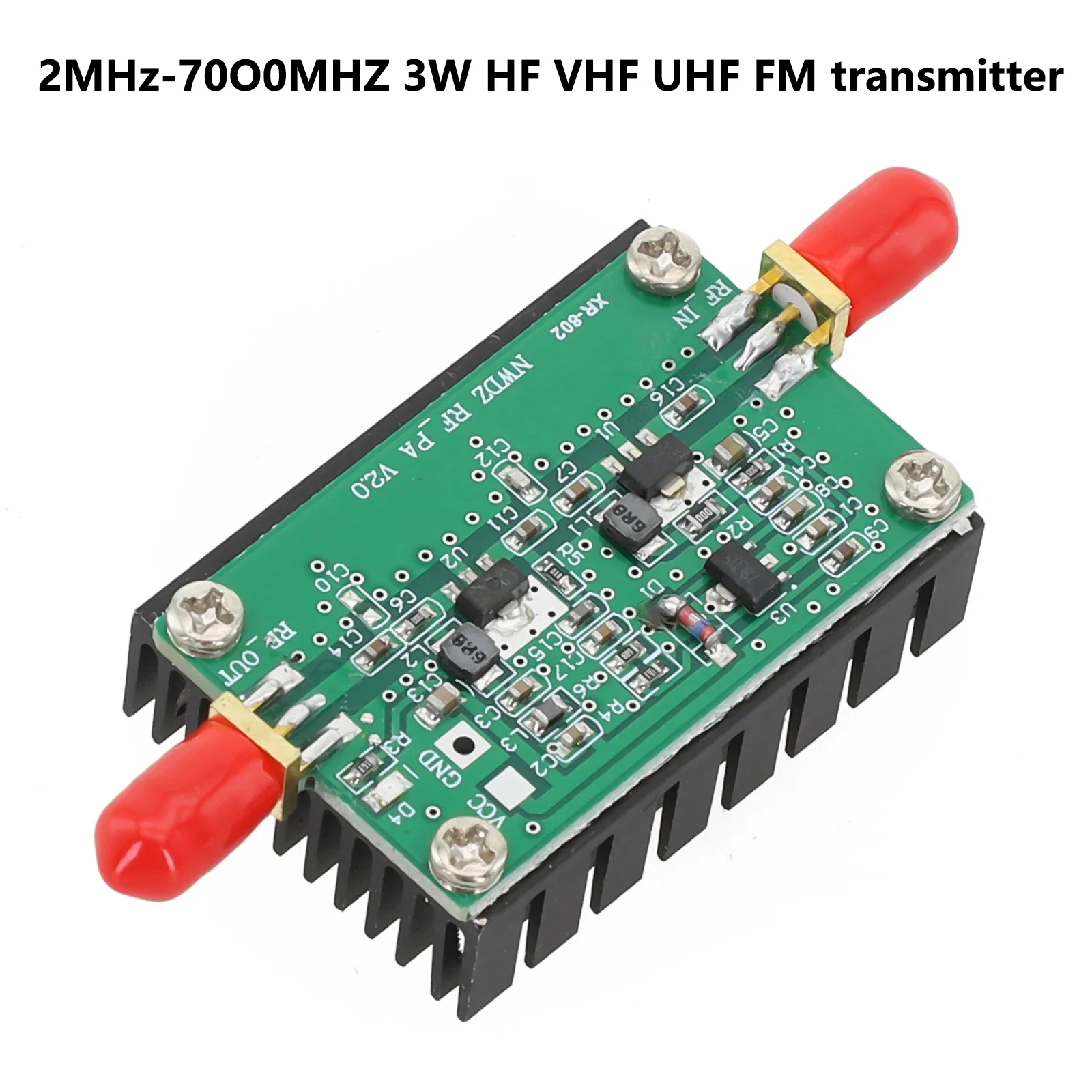 РЧ-усилитель мощности 2 МГц-700 МГц 3 Вт HF VHF UHF FM-передатчик