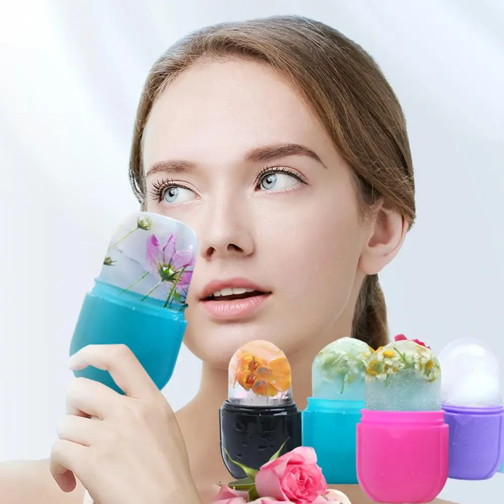 

Mild Massage Ice Roller Reusable Lightweight Ice Facial Mold Face Massager Roller Ice Roller Ice Facial Roller