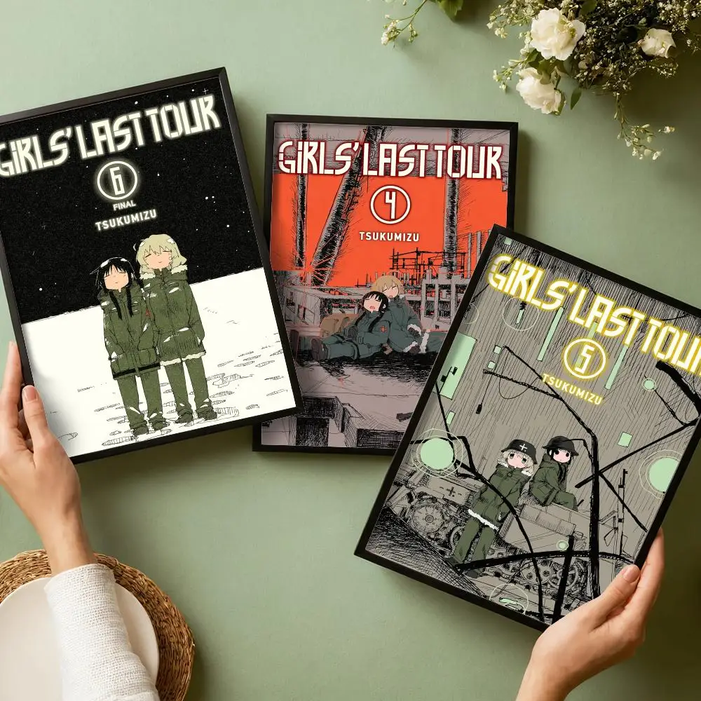 Фото Аниме-постер G-Girls Last Tour, водонепроницаемая наклейка на стену для украшения дома, бара, самоклеящаяся наклейка для декора стен комнаты, настенная роспись №3
