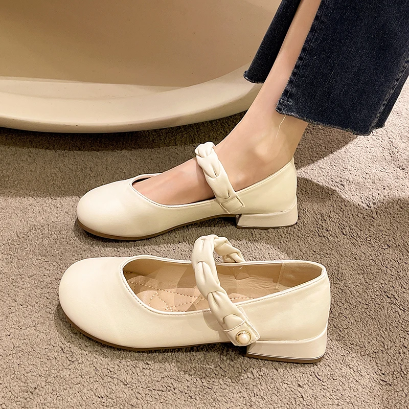 

Shoes Women Casual Sneakers Woman-shoes Roses Fashion 2022 Rubber Leisure Summer Shallow Flat Round Toe Solid PU Buckle Strap