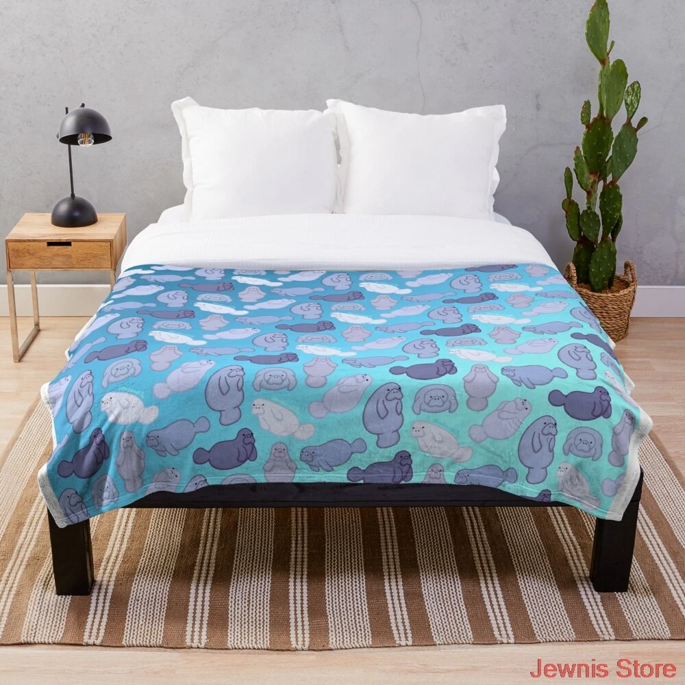 

Manafree Throw Blanket Soft Flannel Sherpa Sherpa Summer Covering Blanket Throw for adult Children Kids on Bed Sofa Couch