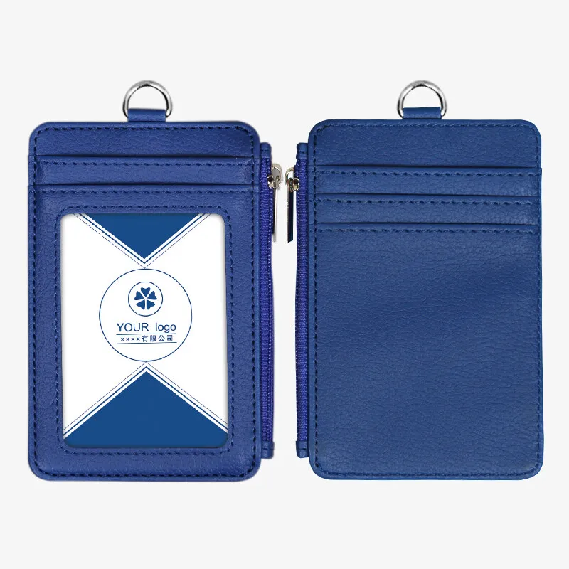 Держатель для Id-карты с несколькими отделениями карт чехол на молнии ремешком