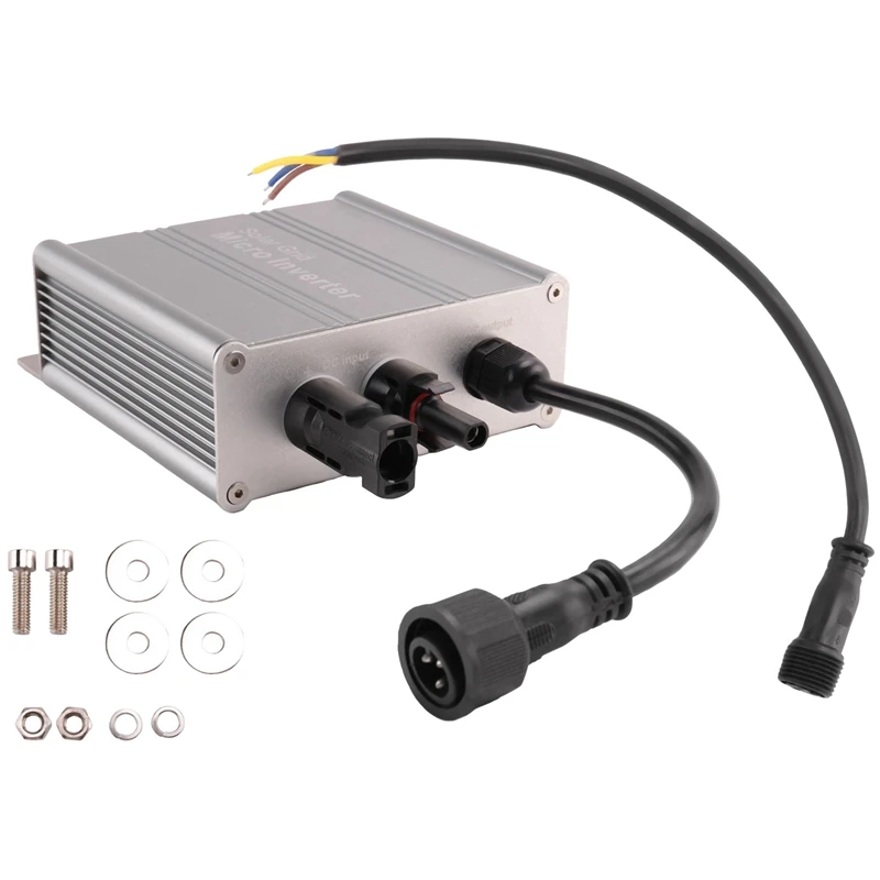 

Inverter MPPT Photovoltaic Grid Tie 120W DC 18-50V To AC 110/220V Mini On Grid Inverter For Home MPPT Solar