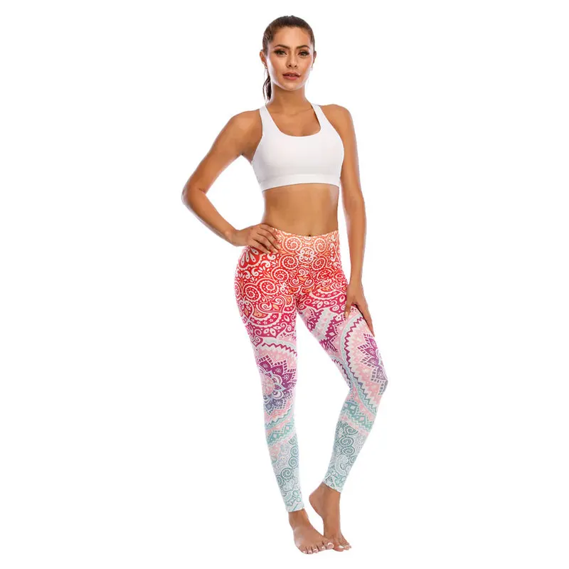 

Omber Aztec Sexy Fitness Leggings women Printed Leggins Mujer Elasticity Legging anti cellulite Push Up Soft Pants Slim legins