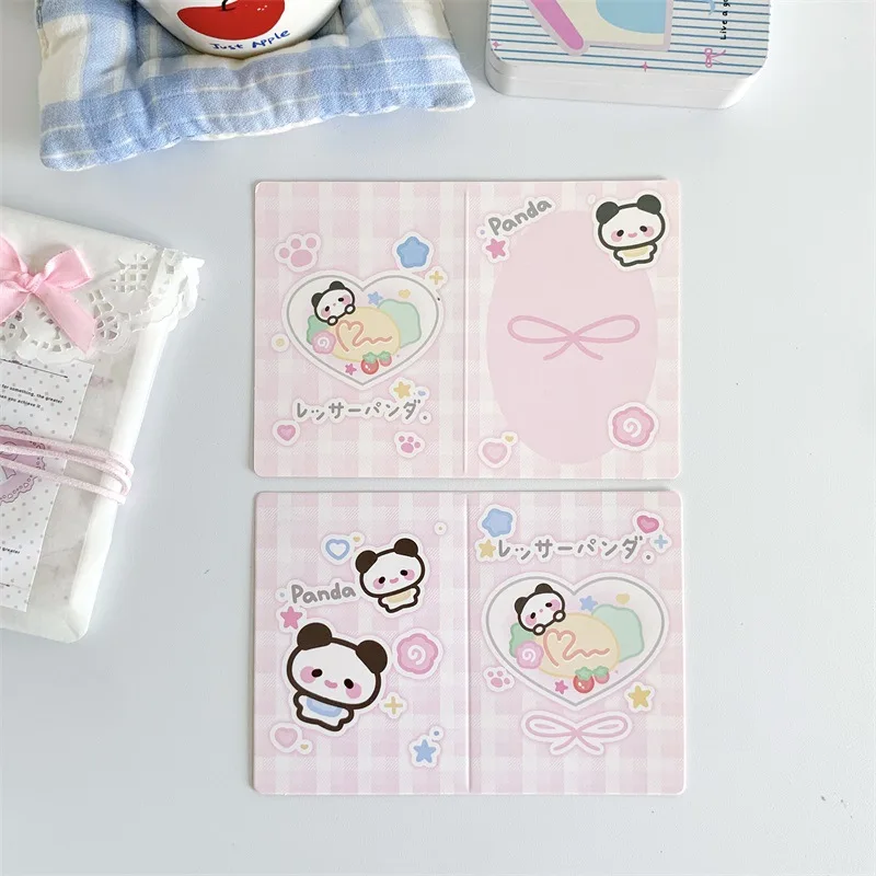 10 шт., картонные держатели для фотокарт kawaii