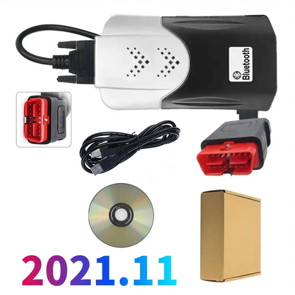 Новейший VCI 2021.11 с Keygen Vd DS150e Cdp Bluetooth OBD2 автомобильный диагностический инструмент