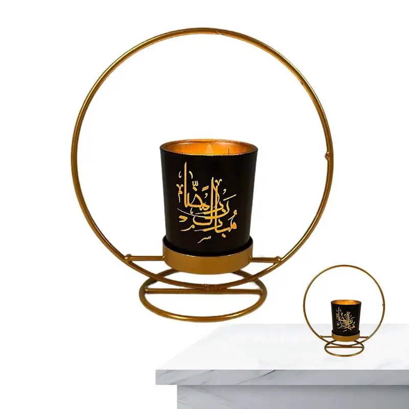 S Star Candle Holders Sun Candle Sticks Moon Candle Holder Metal Candlestick Eid Living Room Windowsill Decor
