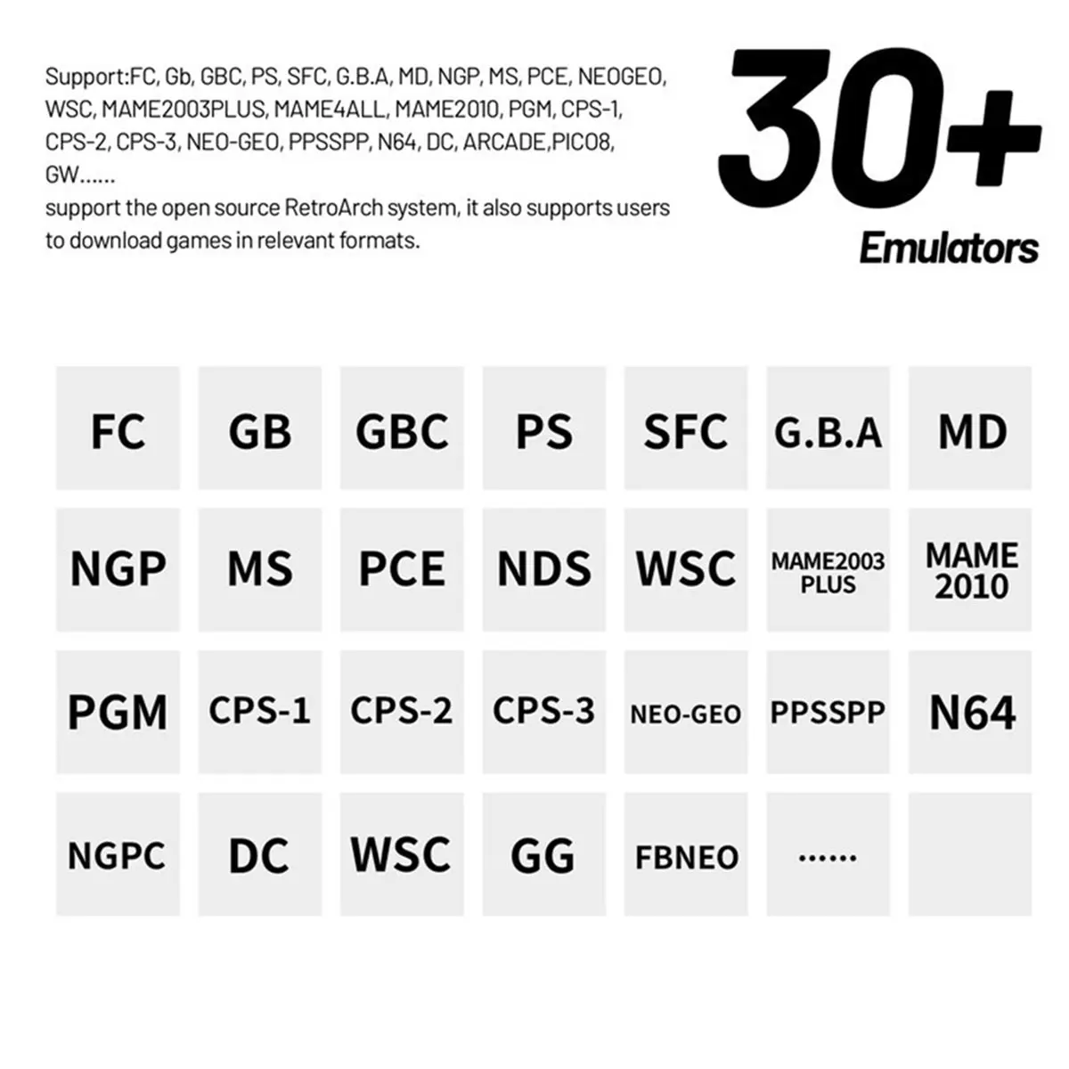 Фото Игровая консоль doyme Smart Pro S TG5050 Retro, портативная игровая приставка с экраном 4,96 дюйма, 64 ГБ, поддержка более 30 эмуляторов, мини-видеоигровая консоль A №1