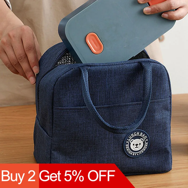 Thermal Lunch Bag for kids children School Bento Box Bag Lun