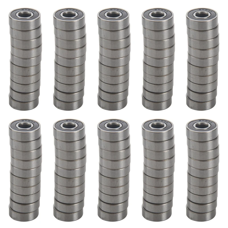 

JFBL Hot 100Pcs High Performance 8X22x7mm Ball Bearings 608-2RS 608RS Z R-228HH