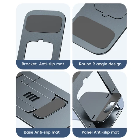 KUULAA держатель для телефона, алюминиевая подставка для мобильного телефона, регулируемая настольная подставка, поддержка мобильного телефона для iPhone 16, 15, Xiaomi, Samsung, Huawei