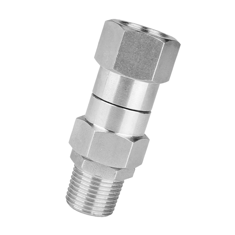 

1 PCS High Pressure Washer Swivel Joint 3/8 Inch Pressure Washer Hose Fittings 360 Degree Rotation Connector