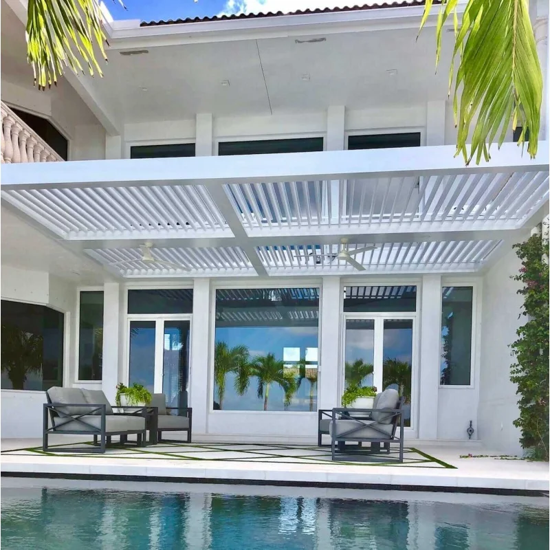 

Well made with pergola gazebo outside