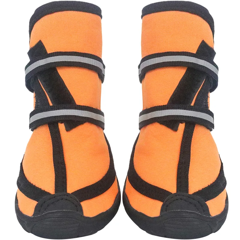 

Pet Supplies Dog Shoes Waterproof Warm Wear-resistant Rain Boots Boots Teddy Golden Retriever Medium and Large Size Dog Shoes