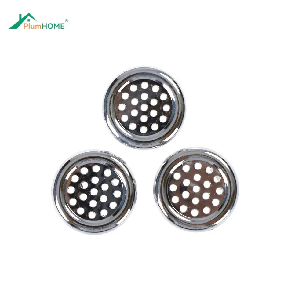 

3pcs/set Overflow ring Basin Sink Round Overflow Cover Ring Insert Replacement Tidy Chrome Trim Bathroom Accessories