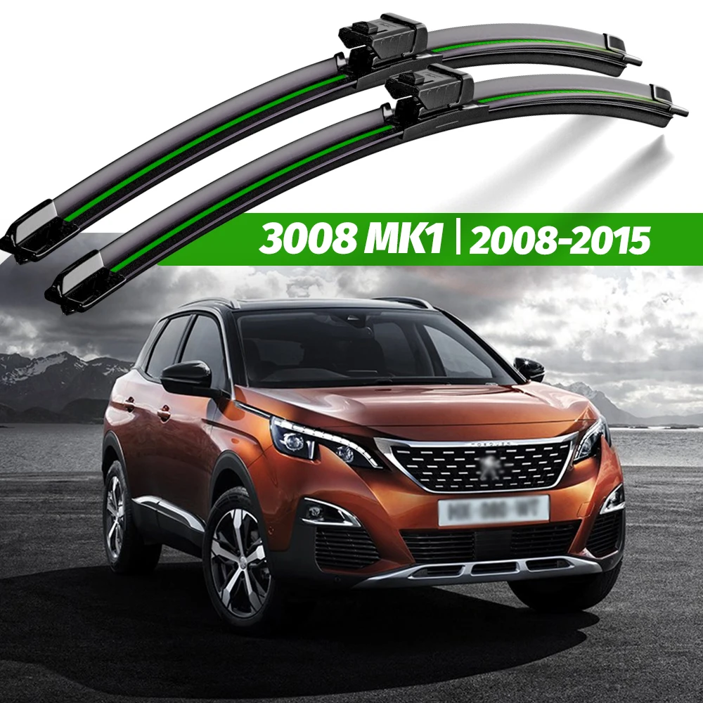 Передние щетки стеклоочистителя с левым рулем для Peugeot 3008 MK1 2008-2016 2015 лобового