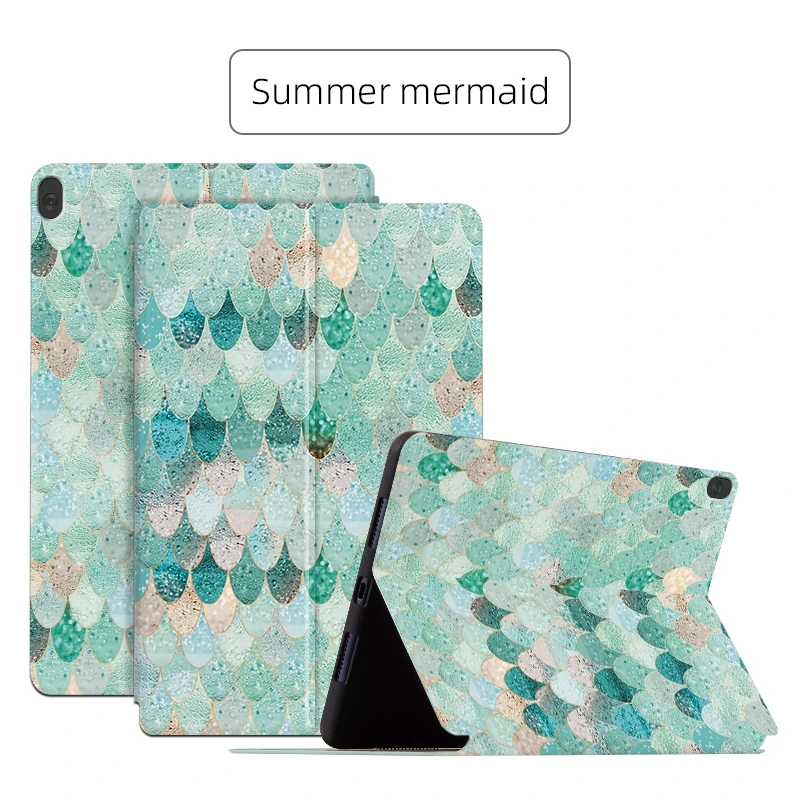 

Чехол для Lenovo Tab M10 TB-X606F X505, 10,1 дюйма, милый чехол для планшета с мраморным цветком и рисунком, чехол для Lenovo M10