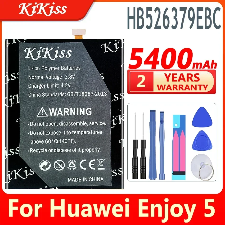 Kikiss 5400 мАч Топ HB 526379 Аккумулятор EBC для телефона Huawei Honor 4C Pro/Y6 PRO Enjoy 5 TIT-AL00 CL10