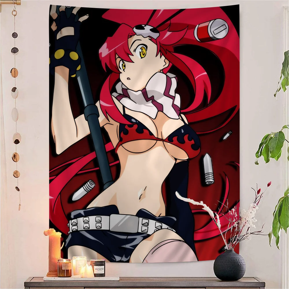 Y-yoko L-littner мультфильм гобелен искусство научная фантастика комната домашний