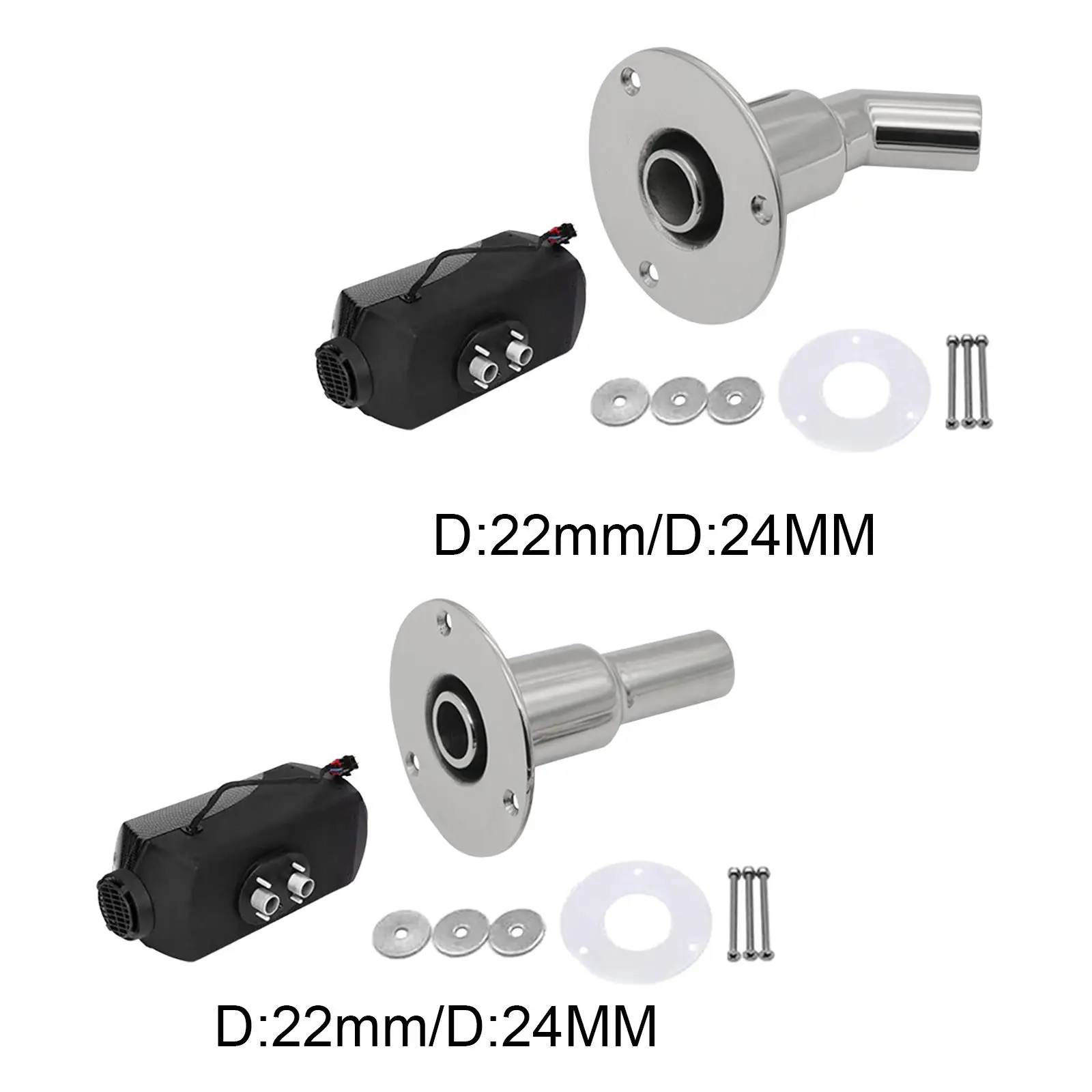 Выхлопная оболочка для лодки из нержавеющей стали через корпус фурнитура с