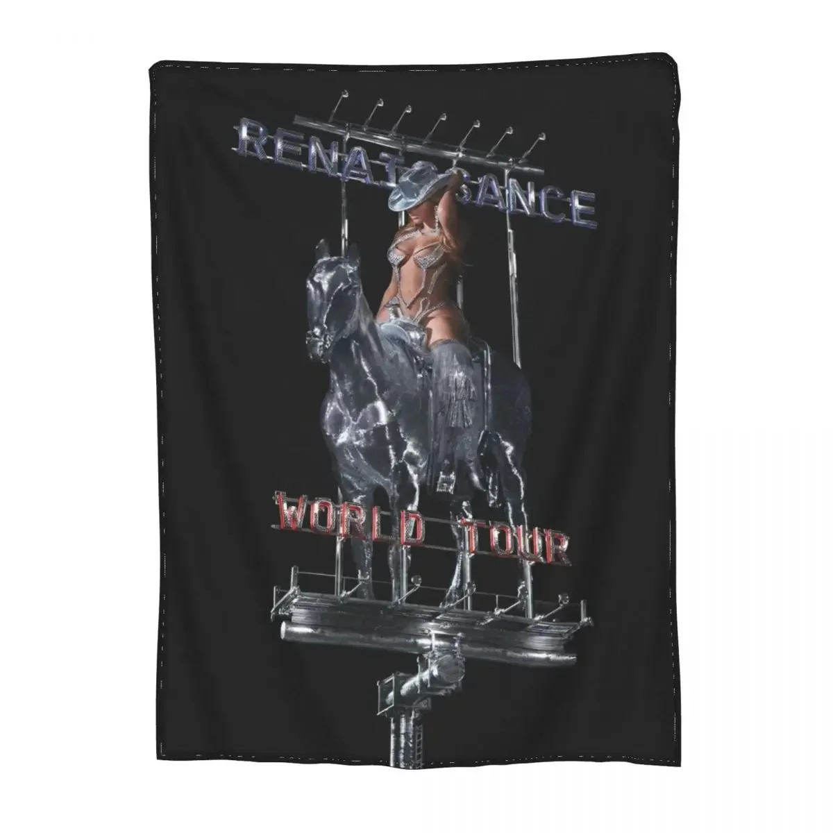 

Beyonce Renaissance World Tour Merch Billboard Blanket Decor Cozy Super Soft Throw Blanket for Sofa Office