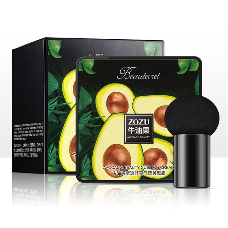 

Avocado Mushroom Air Cushion BB Cream Moisturizing Long Lasting Waterproof Foundation Face Whitening Concealer Makeup Cosmetics