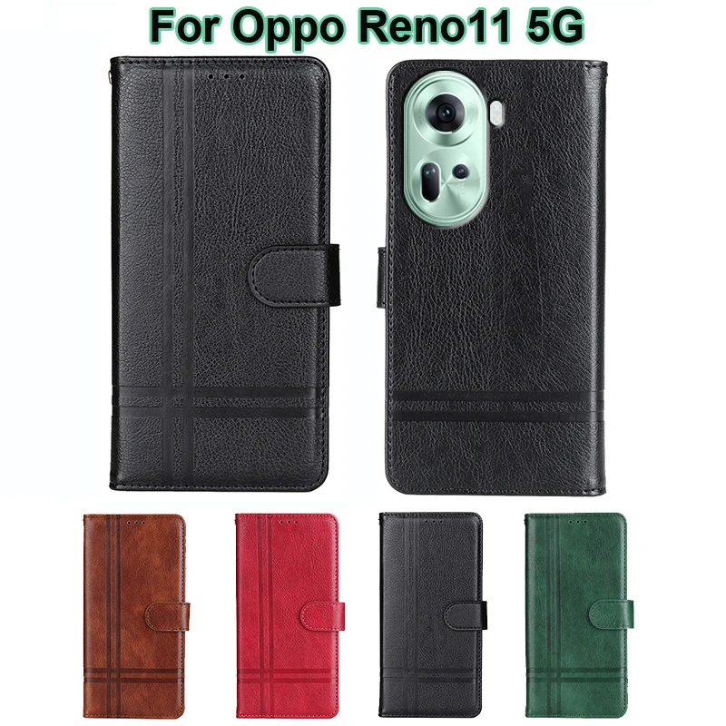 Чехол на Oppo Reno11 женский чехол-книжка с бумажником флип-подставкой чехол для Etui 5G