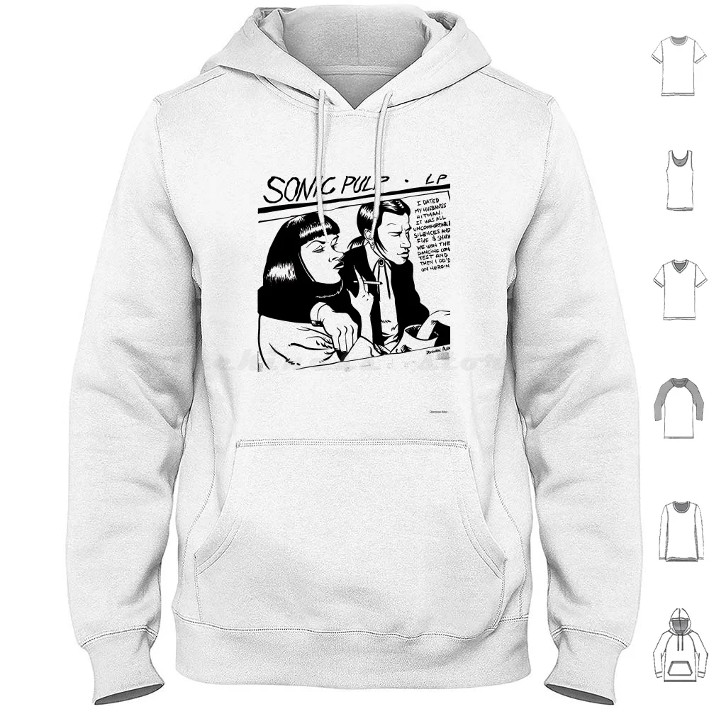 

Pulp Light Tee Hoodie cotton Long Sleeve