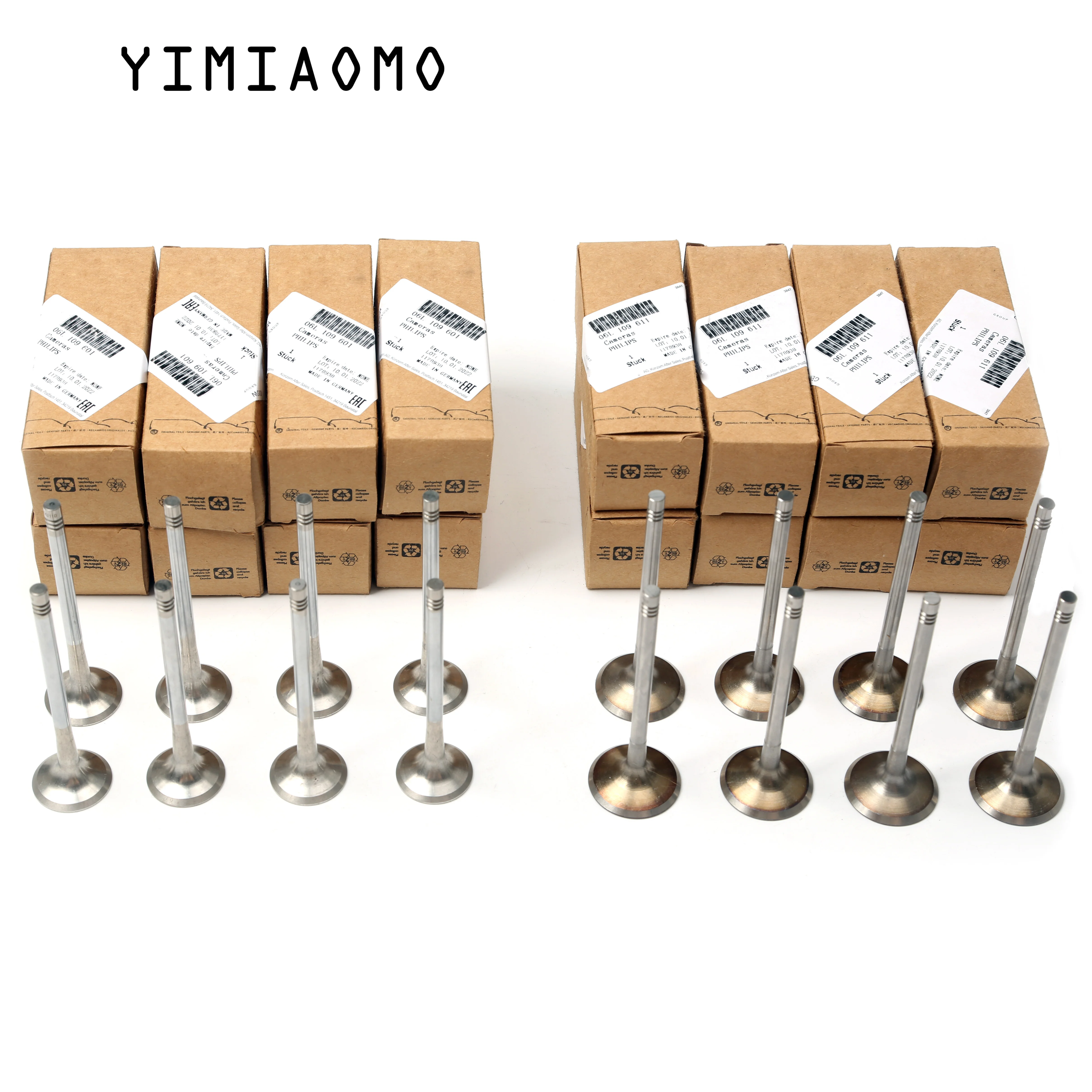 

06D109611K Intake And Exhaust Valve Kits For Volkswagen Tiguan Passat Golf 1.8TFSI Audi A3 A5 Skoda Octavia Seat Leon 06L109601L