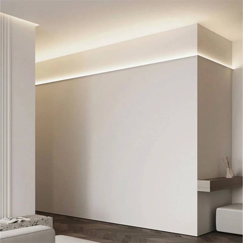 Невидимый безрамный светодиодный алюминиевый профиль встроенная подсветка