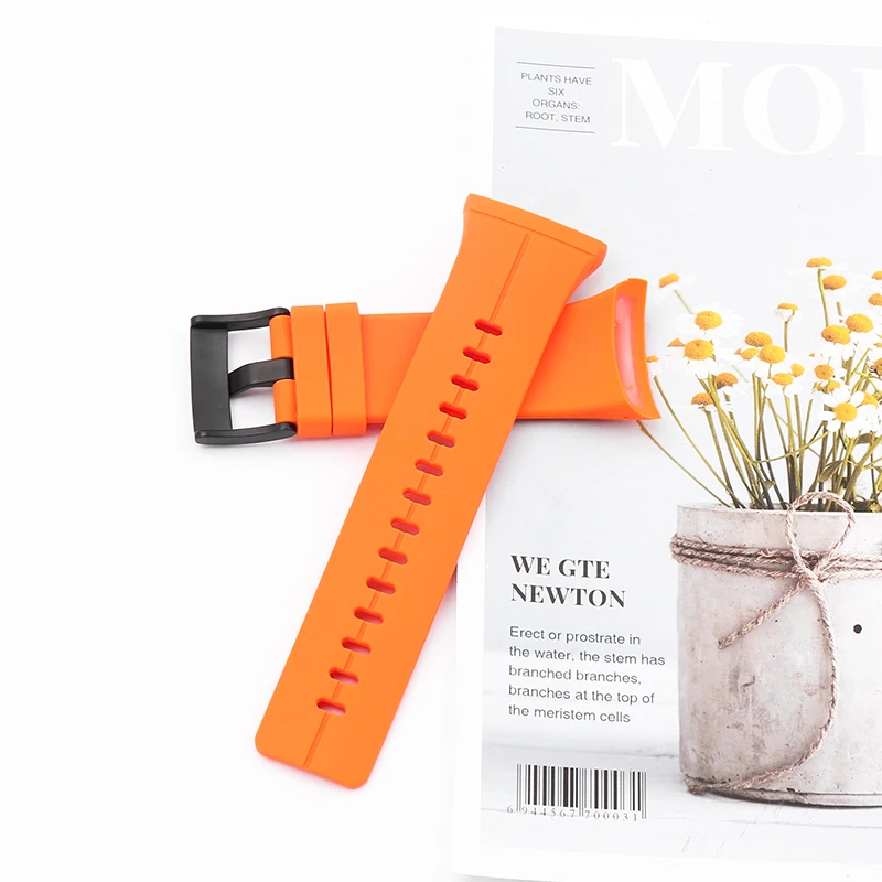 Men's rubber watch strap for Suunto Spartan Ultra Outdoor Sports waterproof Silicone watch band accessories buckle Wristband