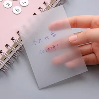50 sheets creative transparent pet memo pad posted it stationery notes planner sticker school office stickers stationer