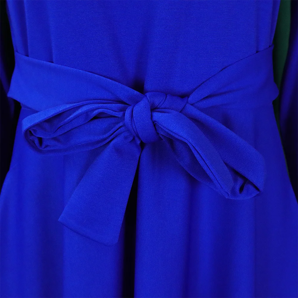 Plus Size Women Clothing 2023 New Fashion Spring Temperament Strap Large Long Dress Solid Color Elegant Casual Female Clothes