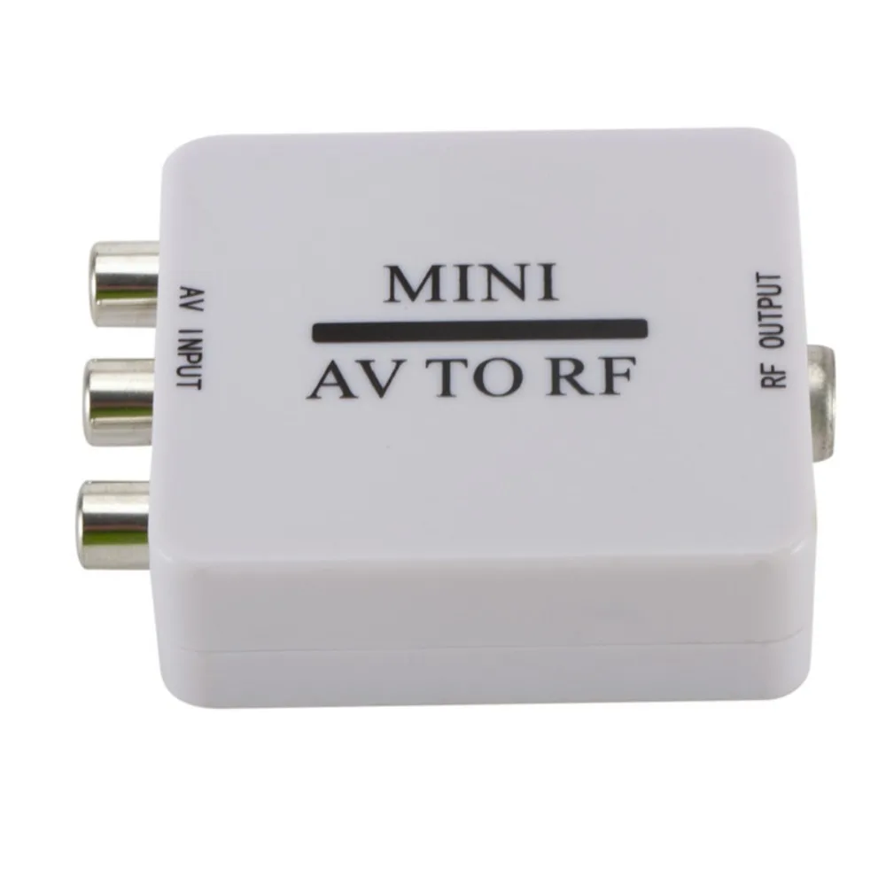 Фото AV в RF RCA AV в RF преобразователь ТВ-коммутатор RCA в RF AV в RF усилитель 61,25 МГц видеоконвертер для ТВ/VHS VCR/DVD-рекордера №5