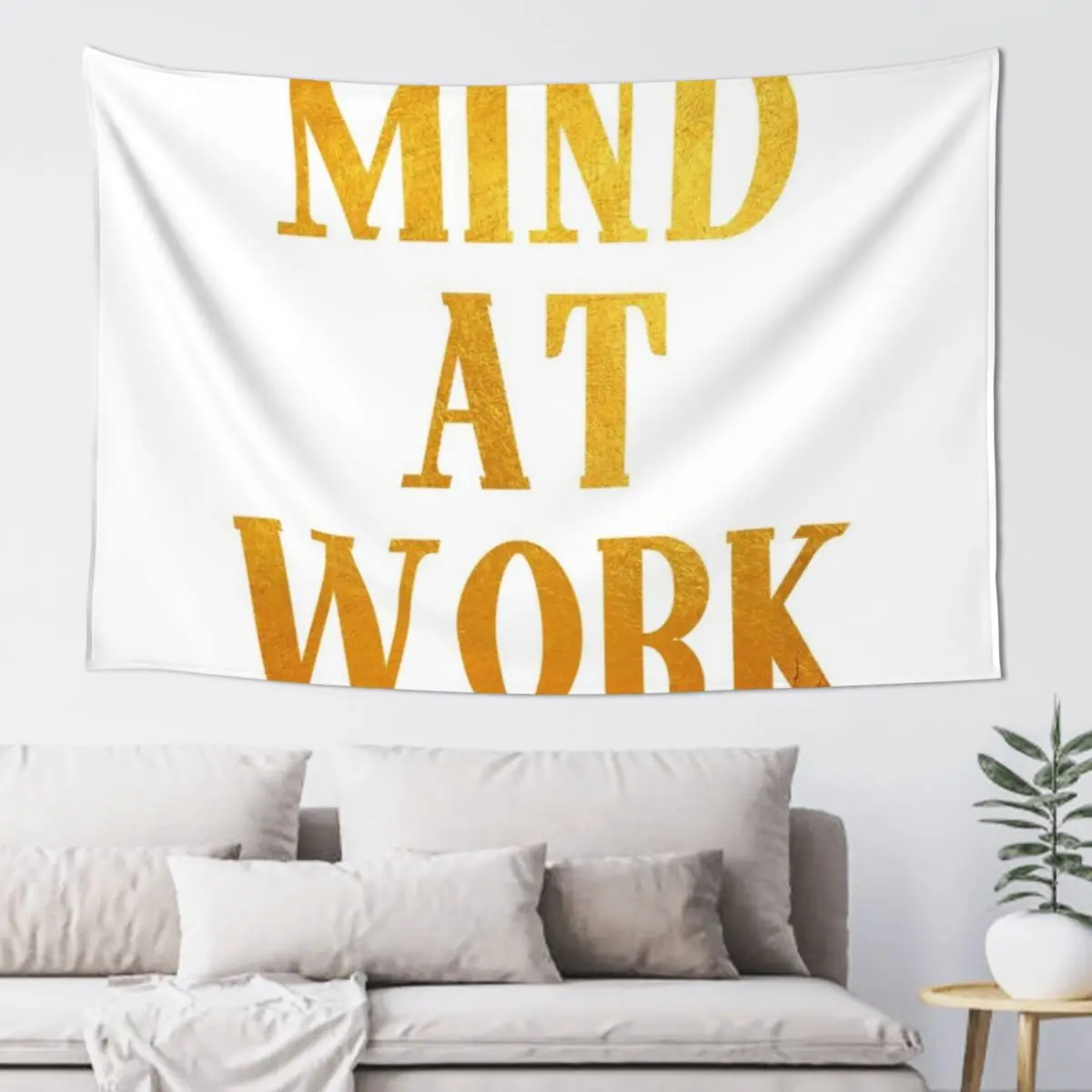 Разум на работе вдохновленный Анжелика Шайлер из Гамильтона гобелен роскошное